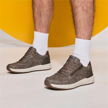 Rieker Men Hans Casual Laced Shoe - Coffee